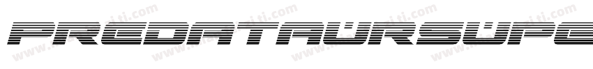 PredataurSuper Italic字体转换